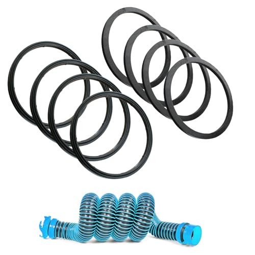 RV Sewer Hose Replacement Gaskets for Rhinoflex/Revolution/Easy-Slip 8 PACK