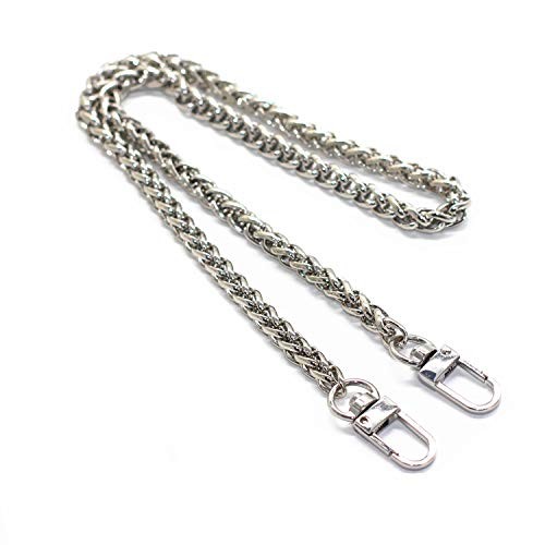 Iron Lantern Chain Strap Handbag Chains Purse Chain Straps with 39.4" Silver