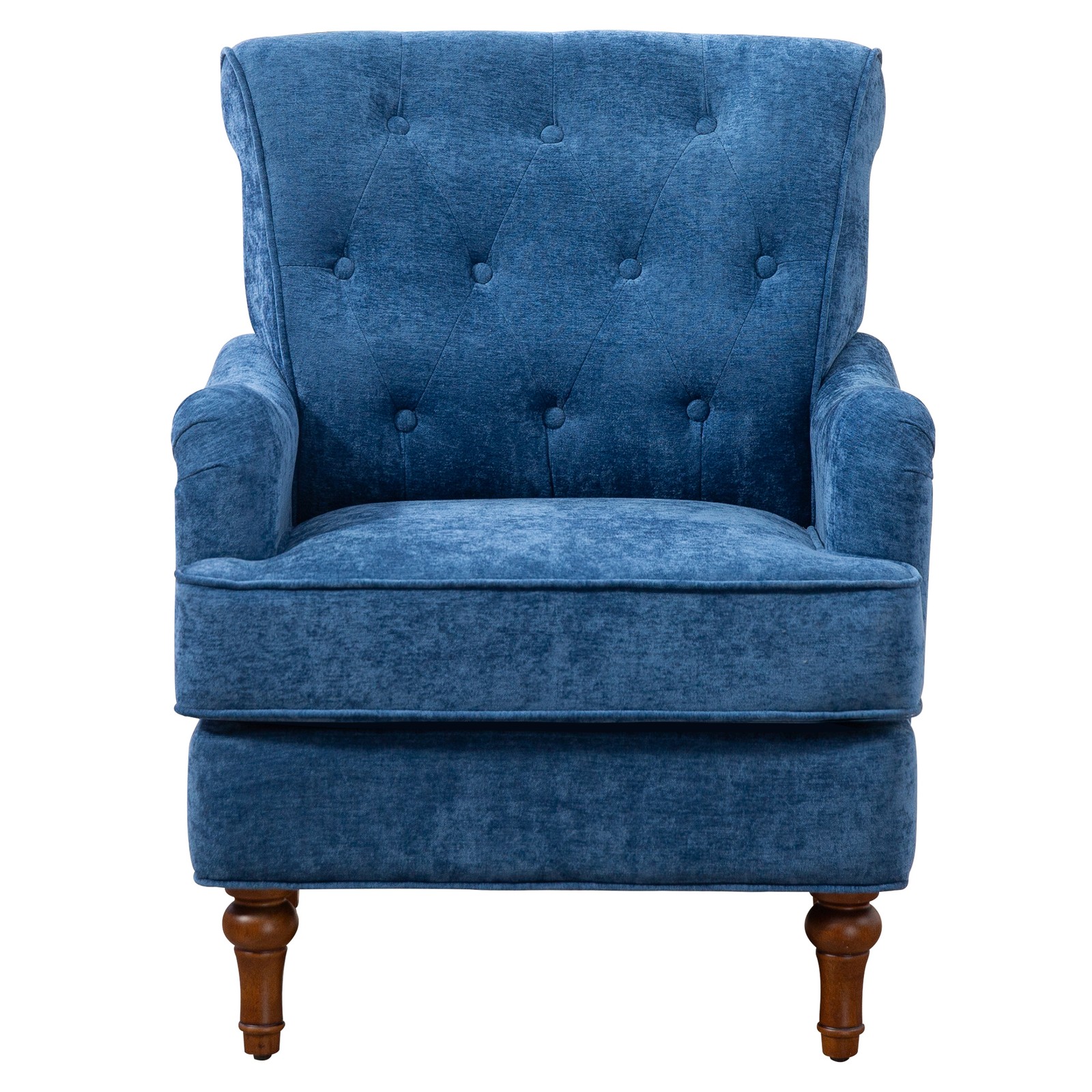 Accent Chair With Comfy Chenille Club Fabric,Comfy Upholstered Living Room Chair
