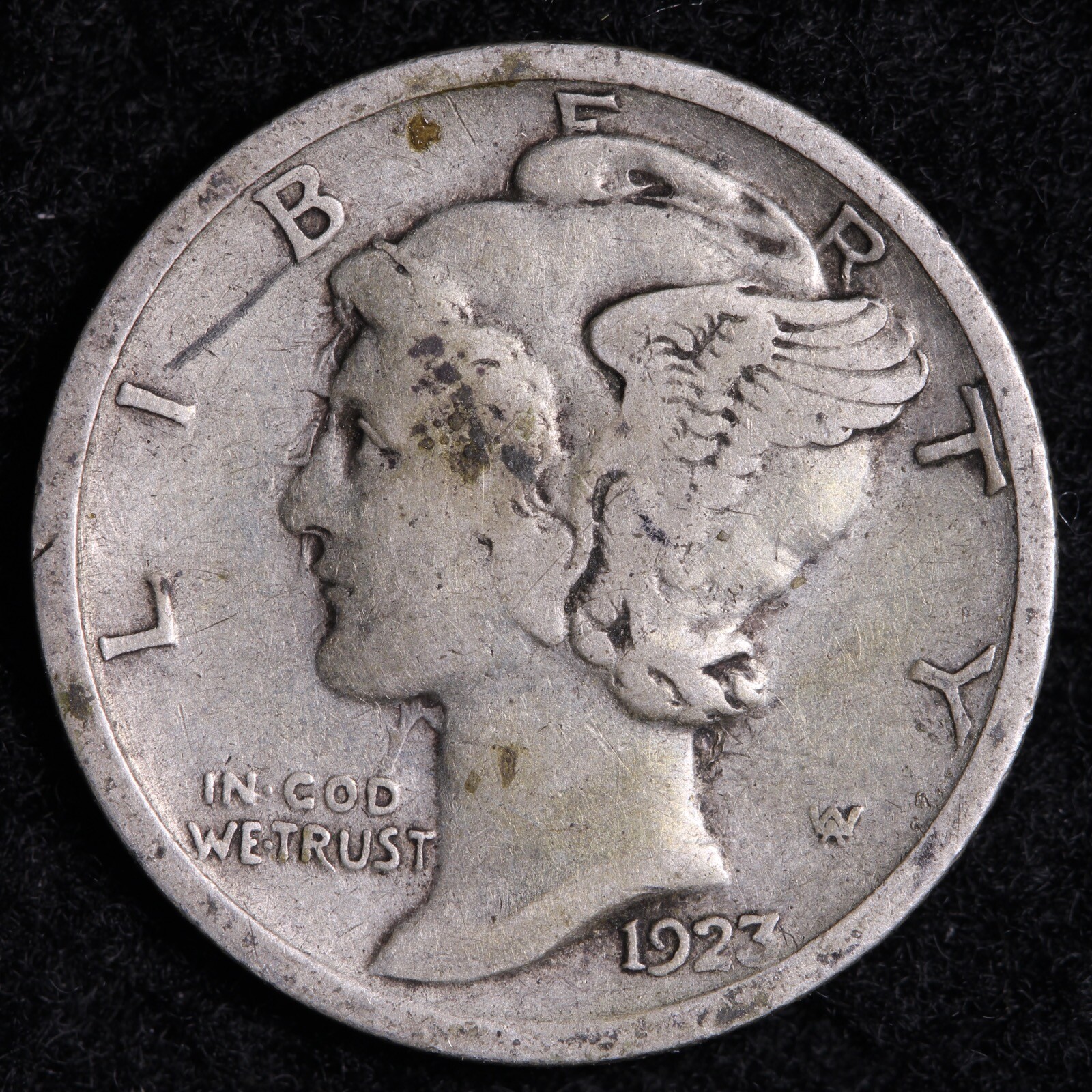 1923 Mercury Dime CHOICE XF FREE SHIPPING E831 VWE