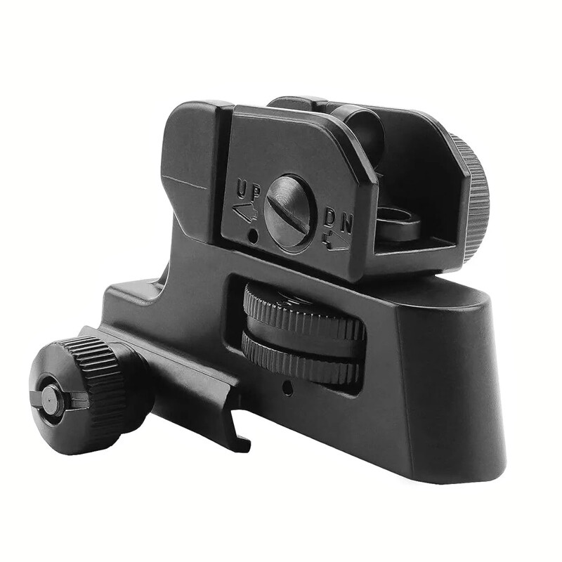 Metal Tactical Rear Sight Carry Handle Mount Removable Adjust Low Profile Mount