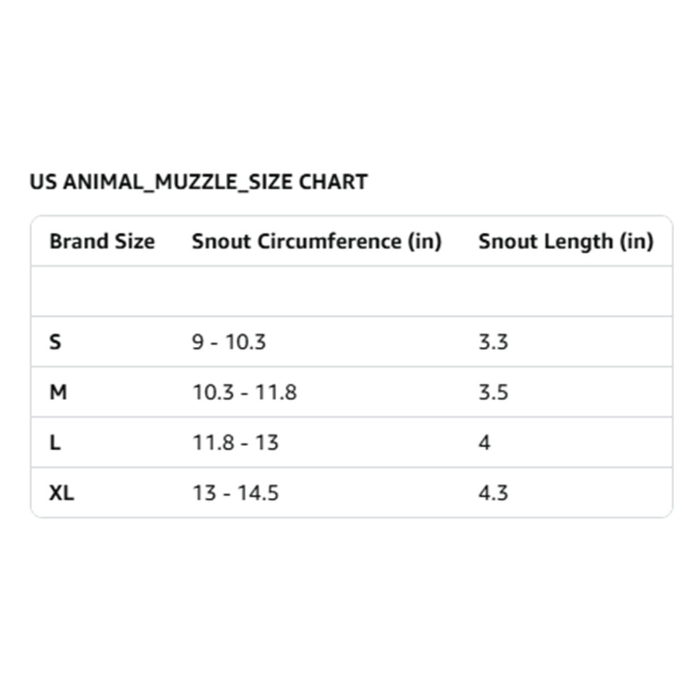 Dog Muzzle for Dogs Muzzle Muzzle for Medium Sized Dog L R2J63430
