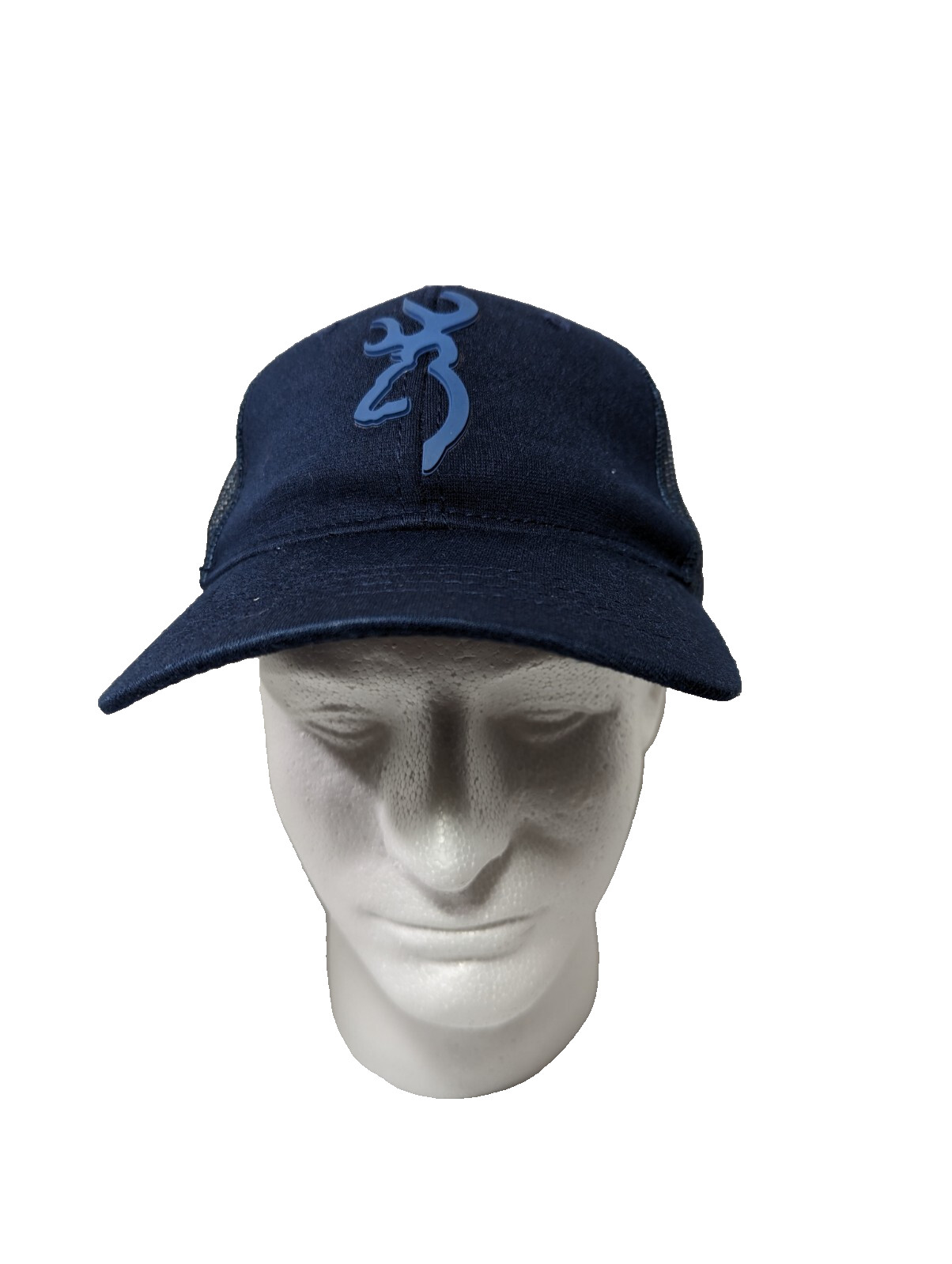 NWOT - Browning Trucker Style Hat Cap One Size - Navy