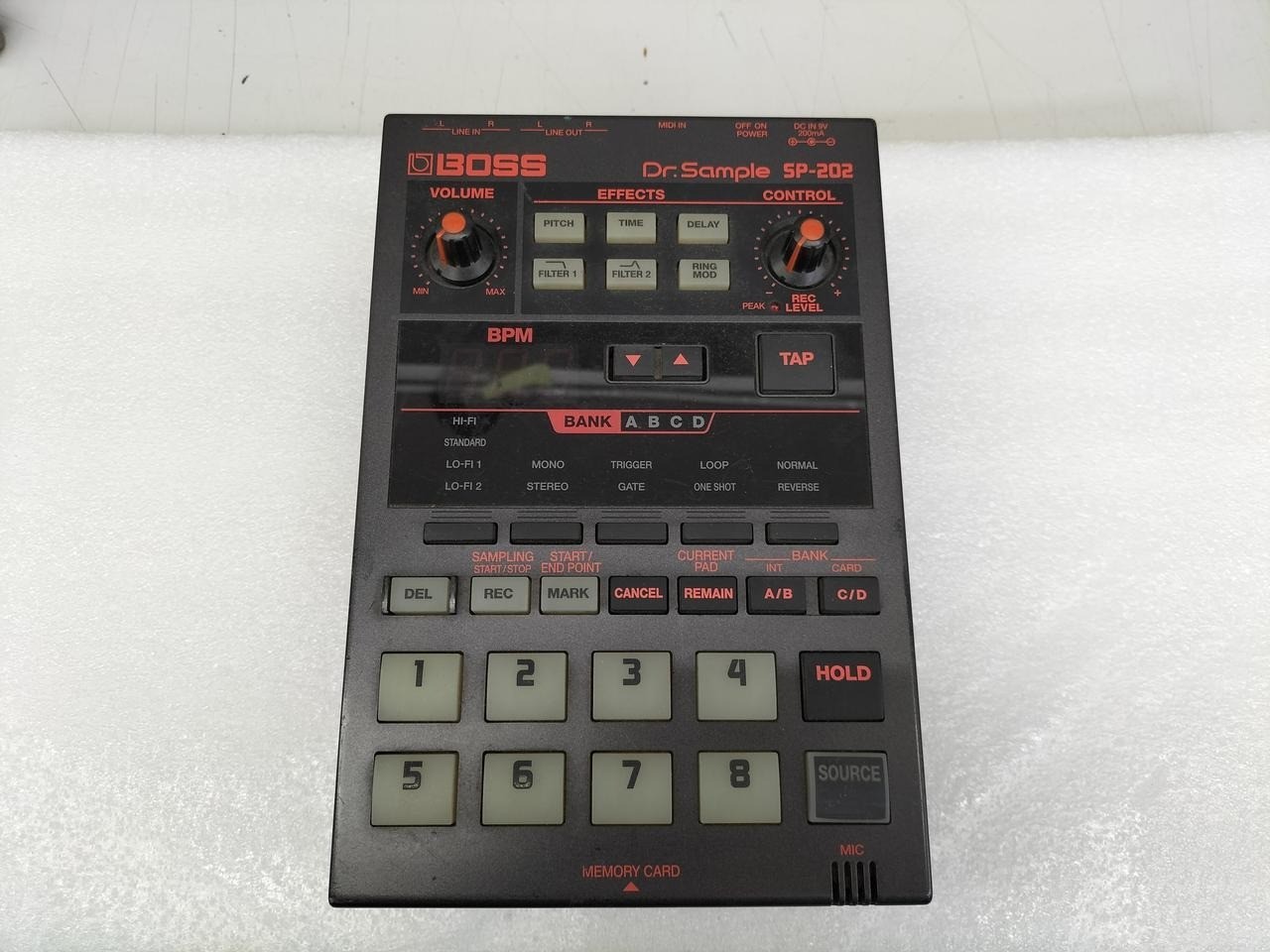 BOSS Dr.Sample SP-202 Sampler Audio Equipment Untested Parts Only Black From JP