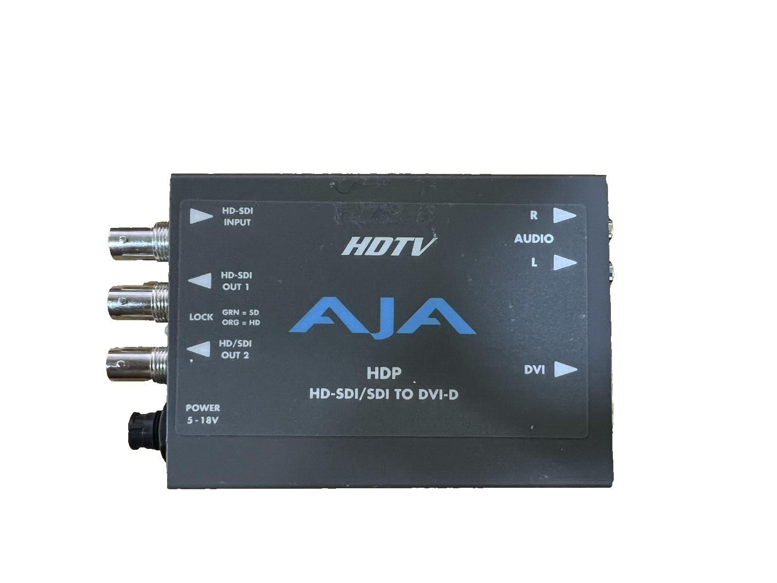 AJA HDP HD-SDI/SDI to DVI-D Digital Converter W/PSU