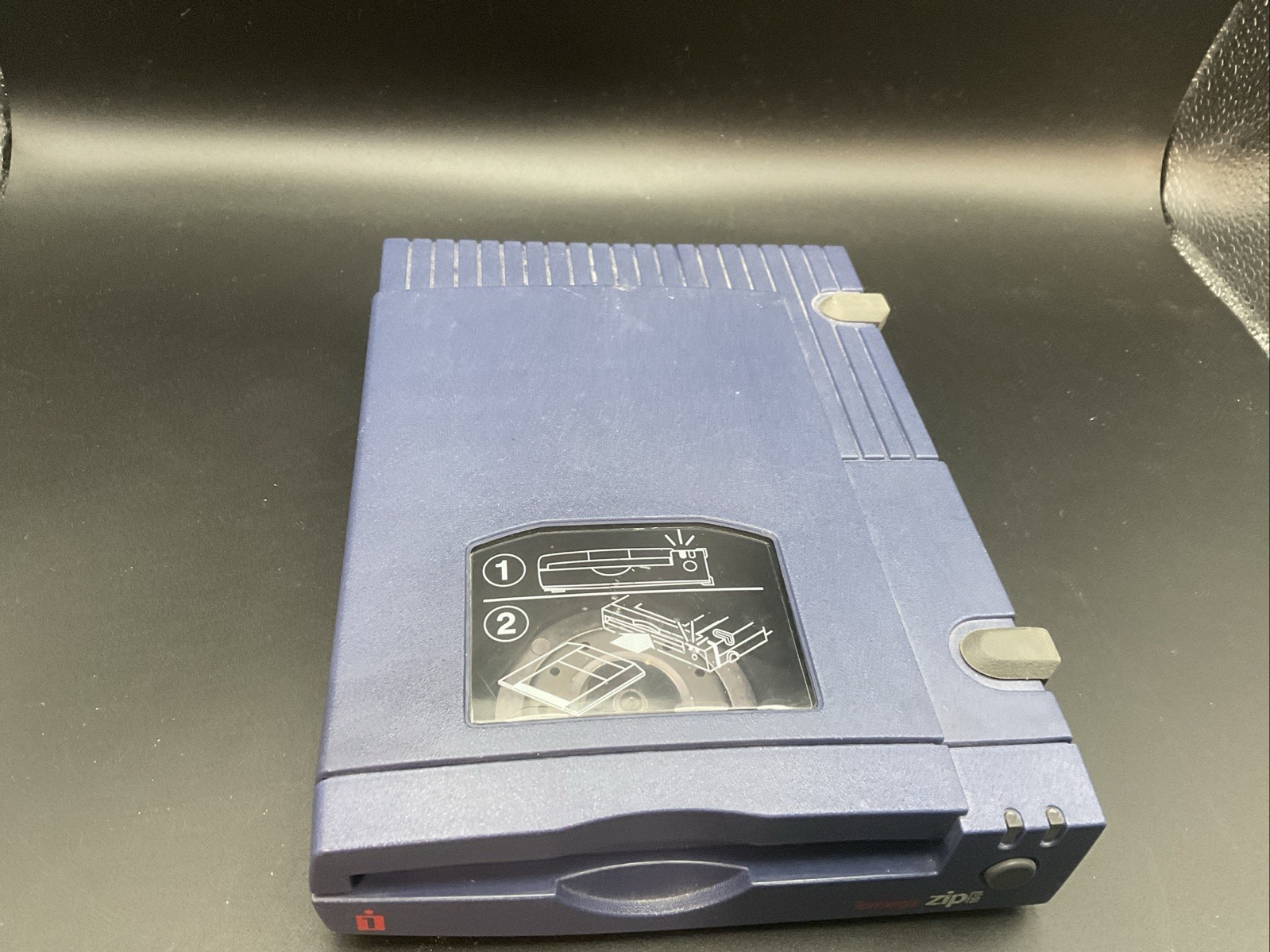 Iomega Zip 100 External Parallel Port Disk External Drive Z100P2 No Cords