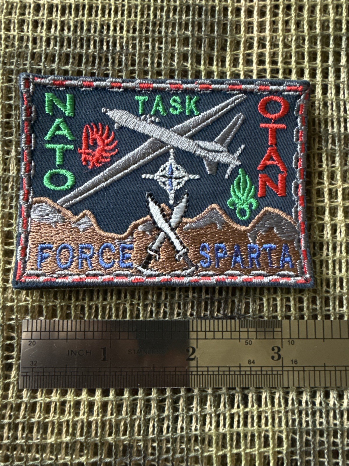 French Foreign Legion NATO TASK FORCE Sparta Drone Afgan War Patch