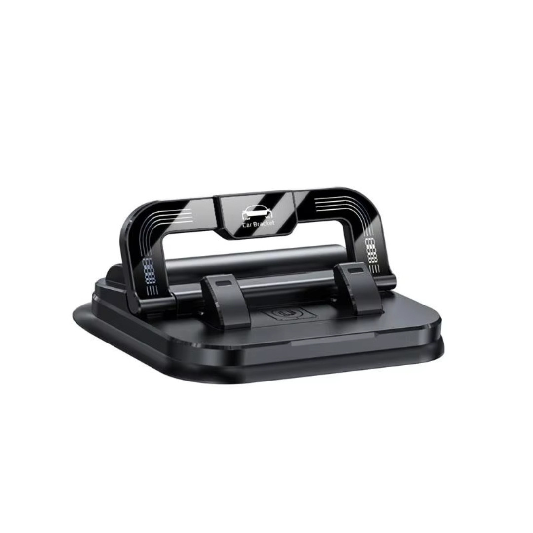 Car Phone Holder 360 Degree Rotation, Navigation Dashboard Mount Black
