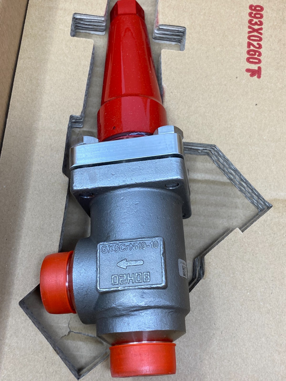 Danfoss 148B6477 Refrigeration Shutoff Valve SVA-S SS 25 A40 1" Butt Weld 52-Bar