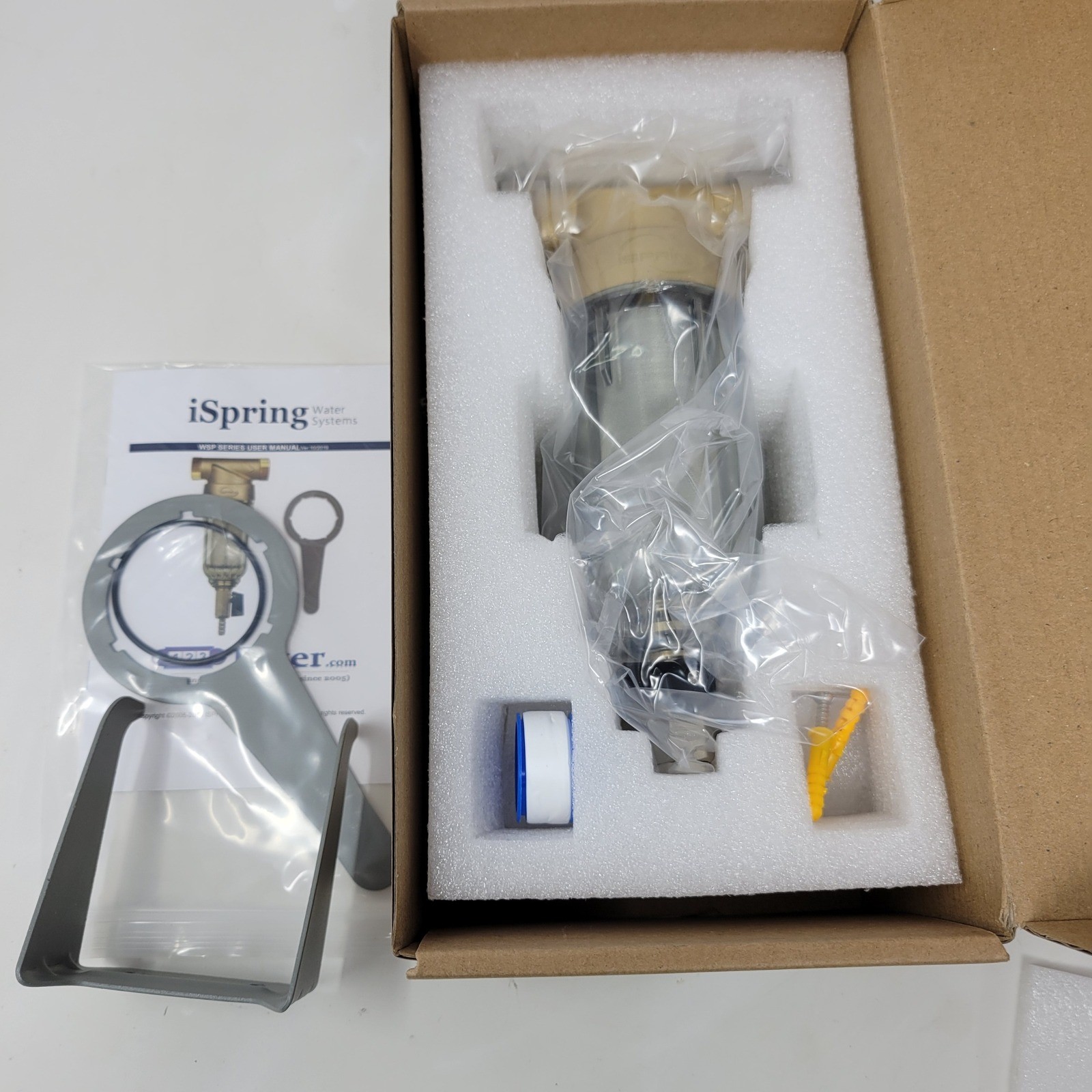 iSpring WSP-50 Reusable Spin Down Sediment Water Filter 50 Micron WSP Series NEW