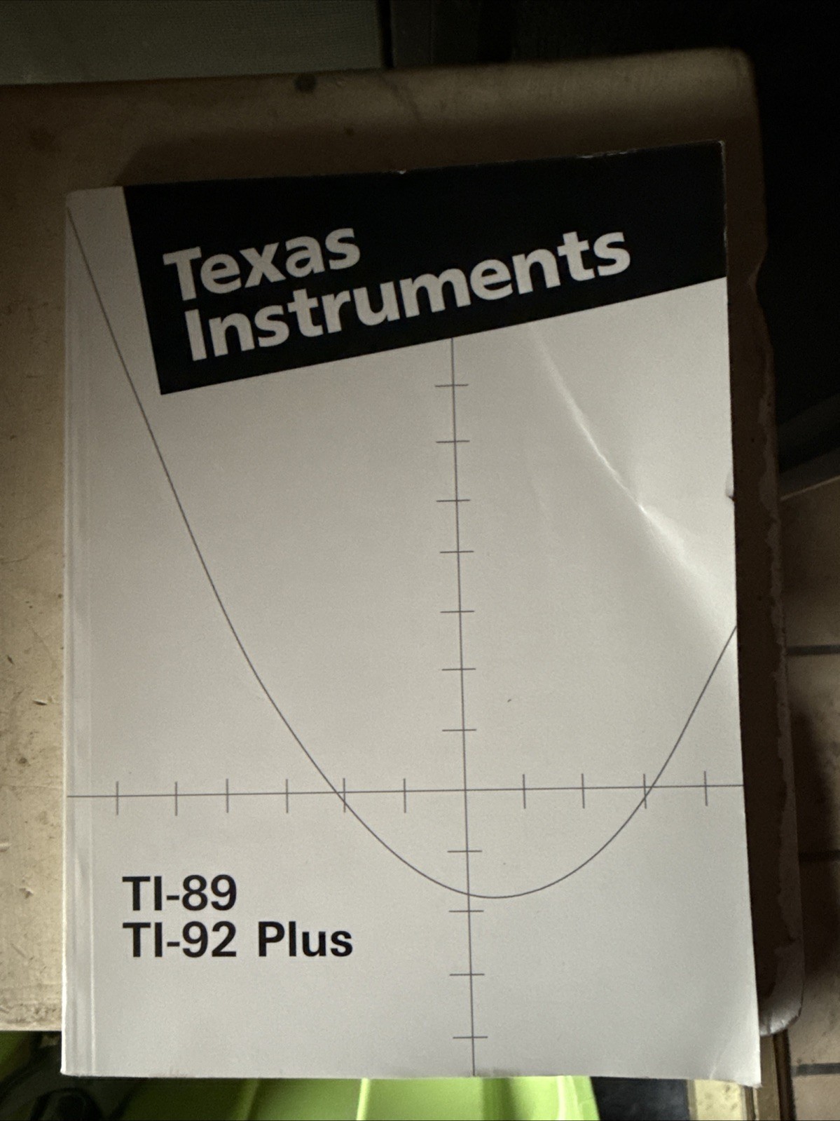 Texas Instruments TI-89 TI-92 Plus Owner’s Manual Guidebook 1999/2000/2002   (A)