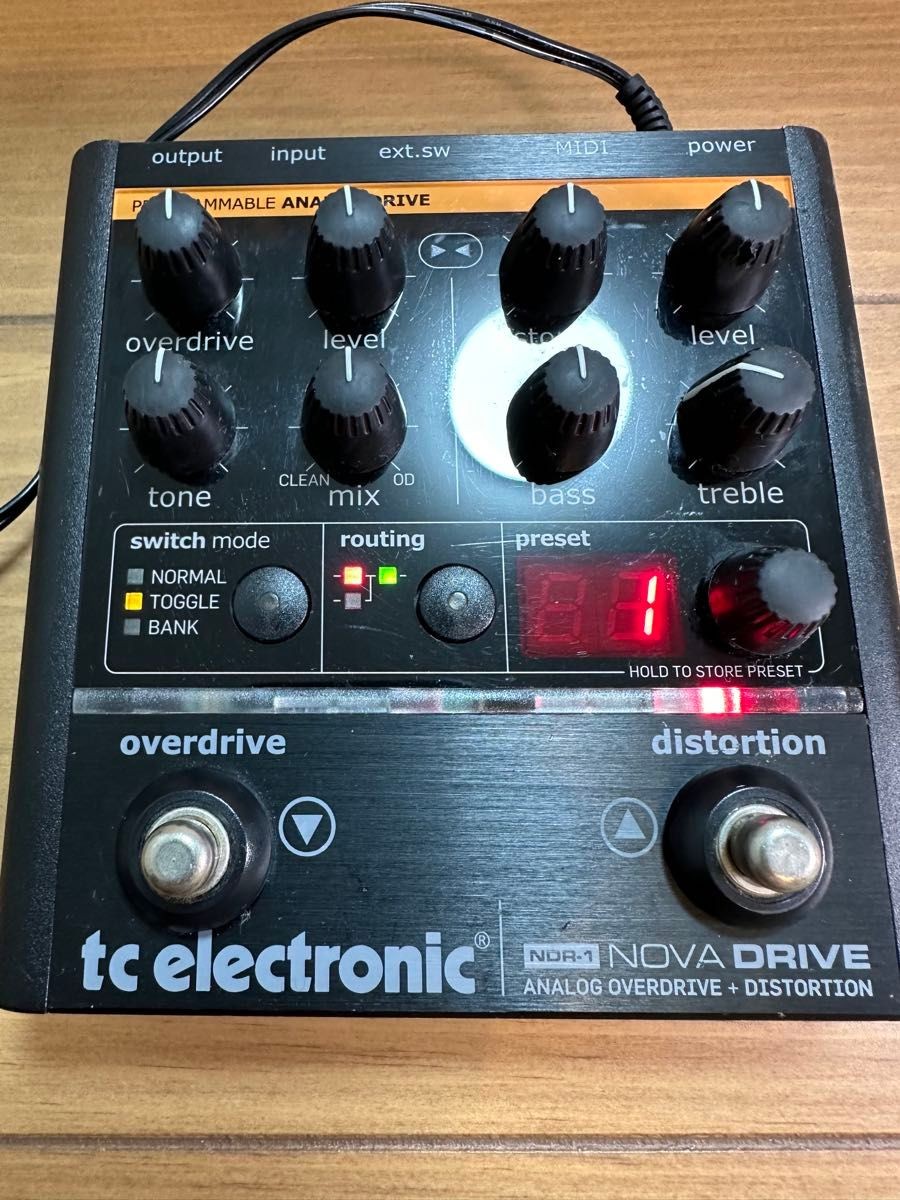 TC Electronic NDR-1 Nova Drive Guitar Effect Pedal