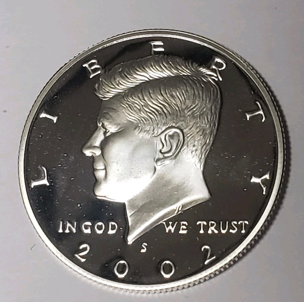 2002-S Kennedy Half Dollar Proof Coin  90% Silver