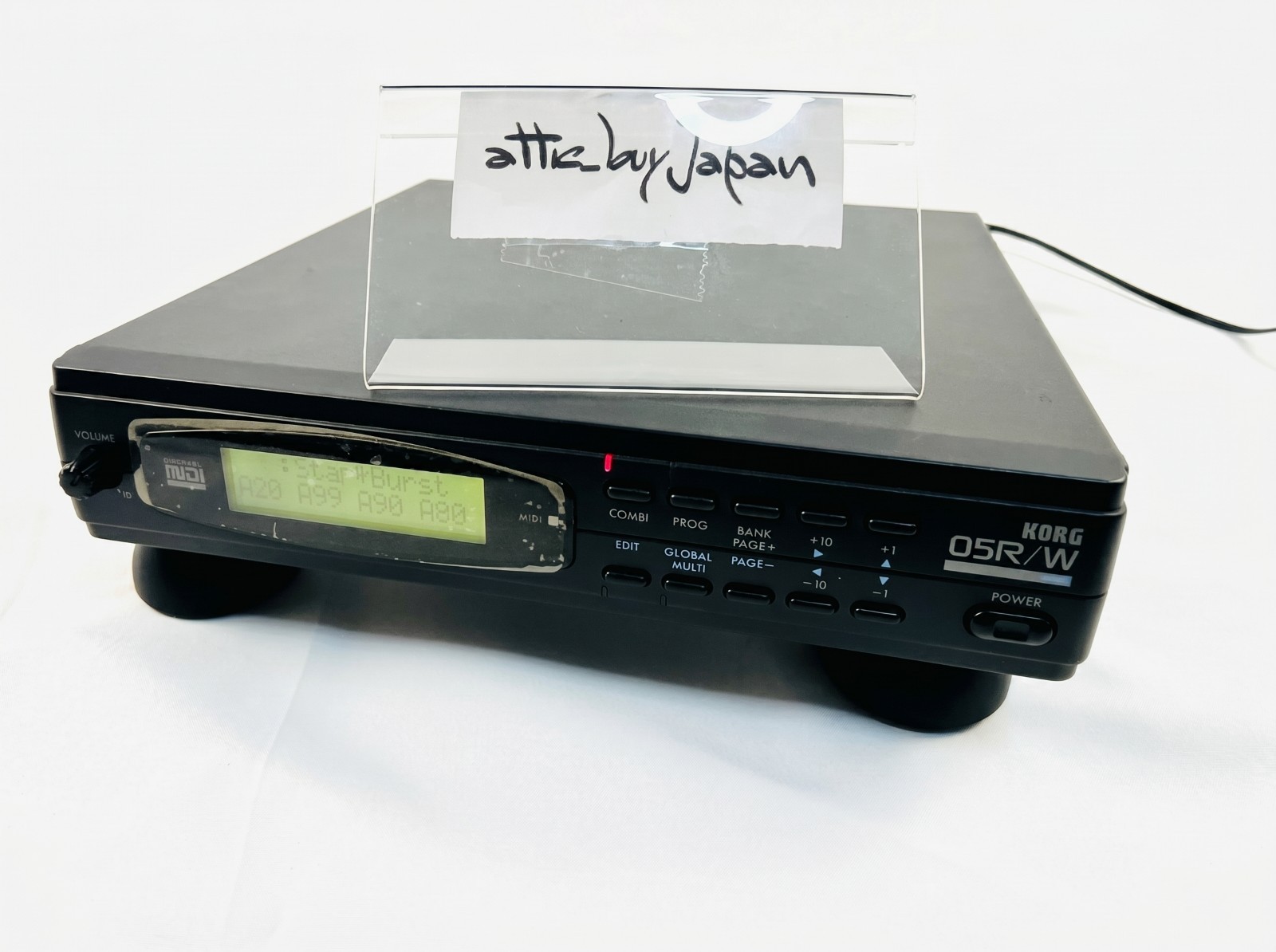 KORG 05R/W Synthesizer Sound Module New Battery W/Adapter Working Tested