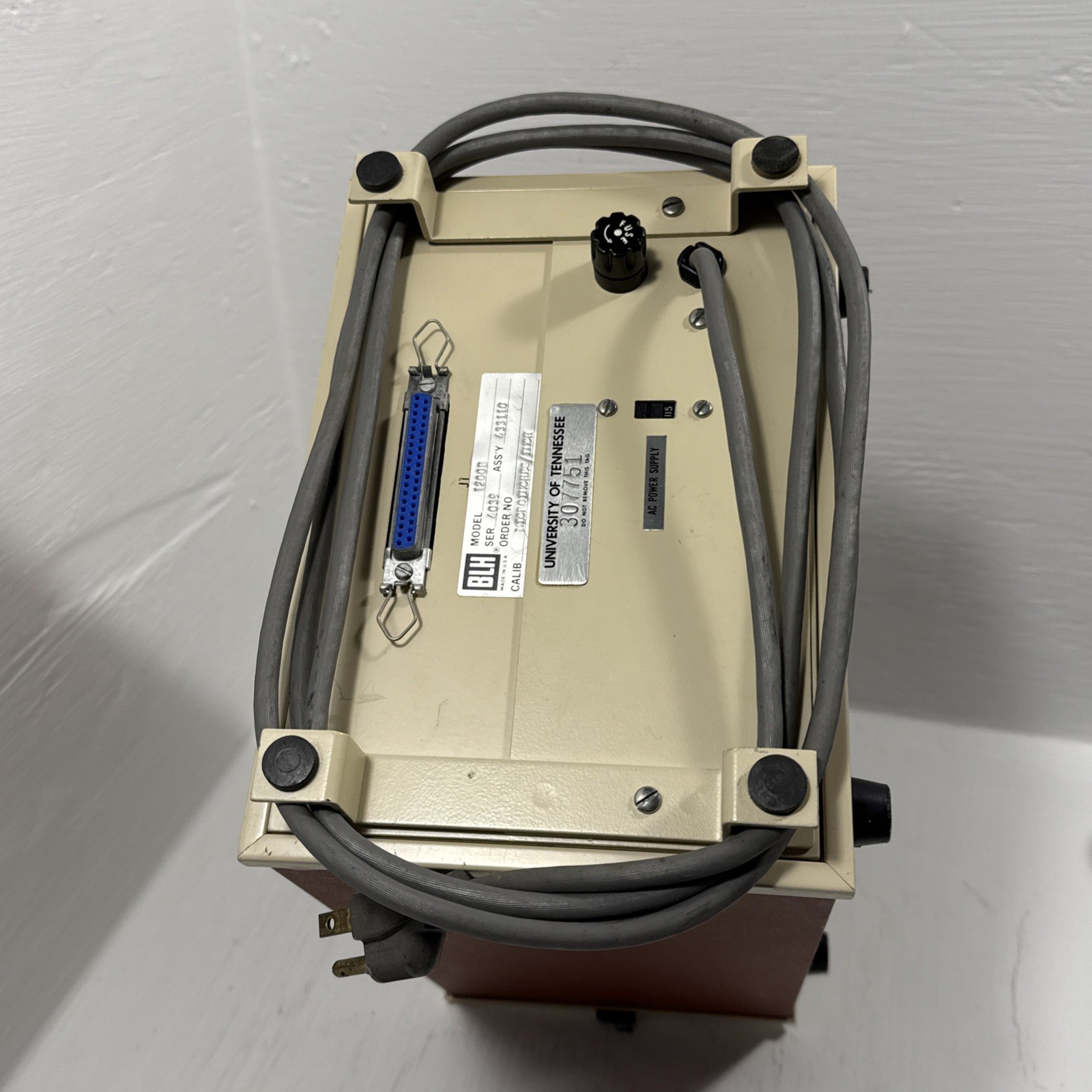 BLH Electronics Model 1200B Digital Strain Indicator Ser 4039 Vintage (TESTED)