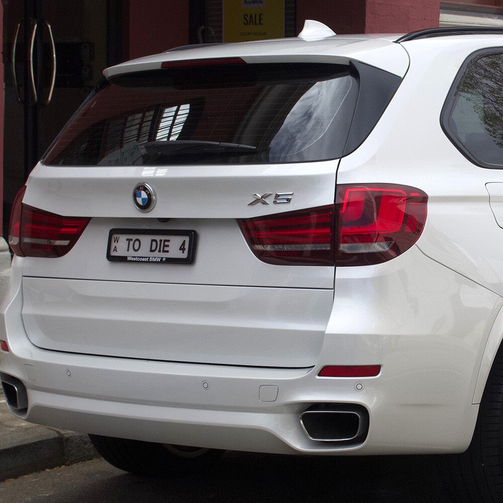 14-26 Gloss Black BMW X5 Rear Liftgate Letter Emblem Badge Trunk ABS /M Sport