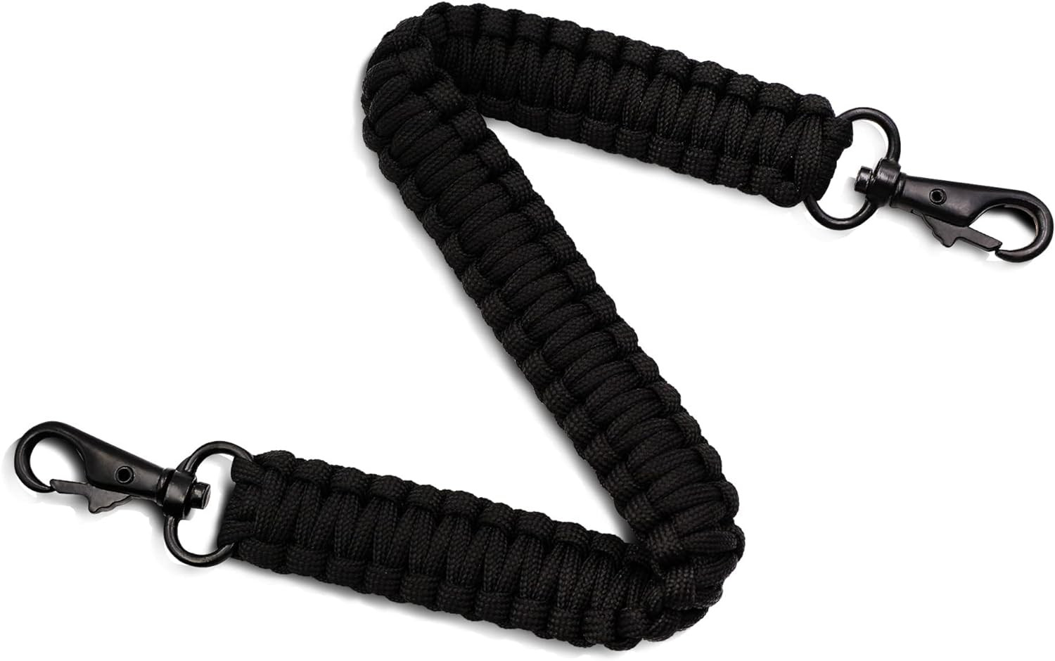 Adjustable Shoulder Strap Replacement Paracord Handle with Metal Hooks