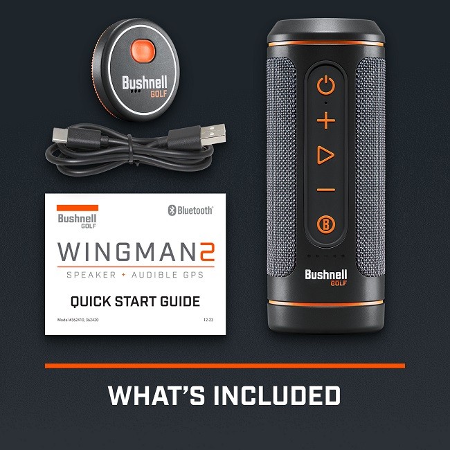 New Bushnell Golf Wingman 2 GPS SpeakerÊGrey/Black