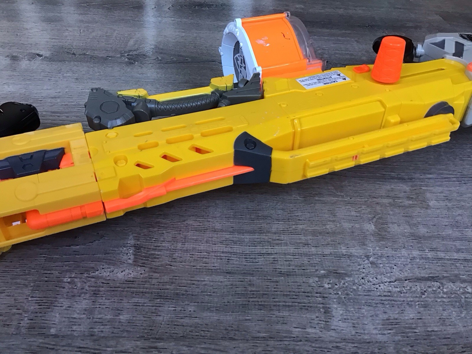 Nerf N-Strike Icon Series Deploy CS-6 Blaster Yellow with Drum & Stand