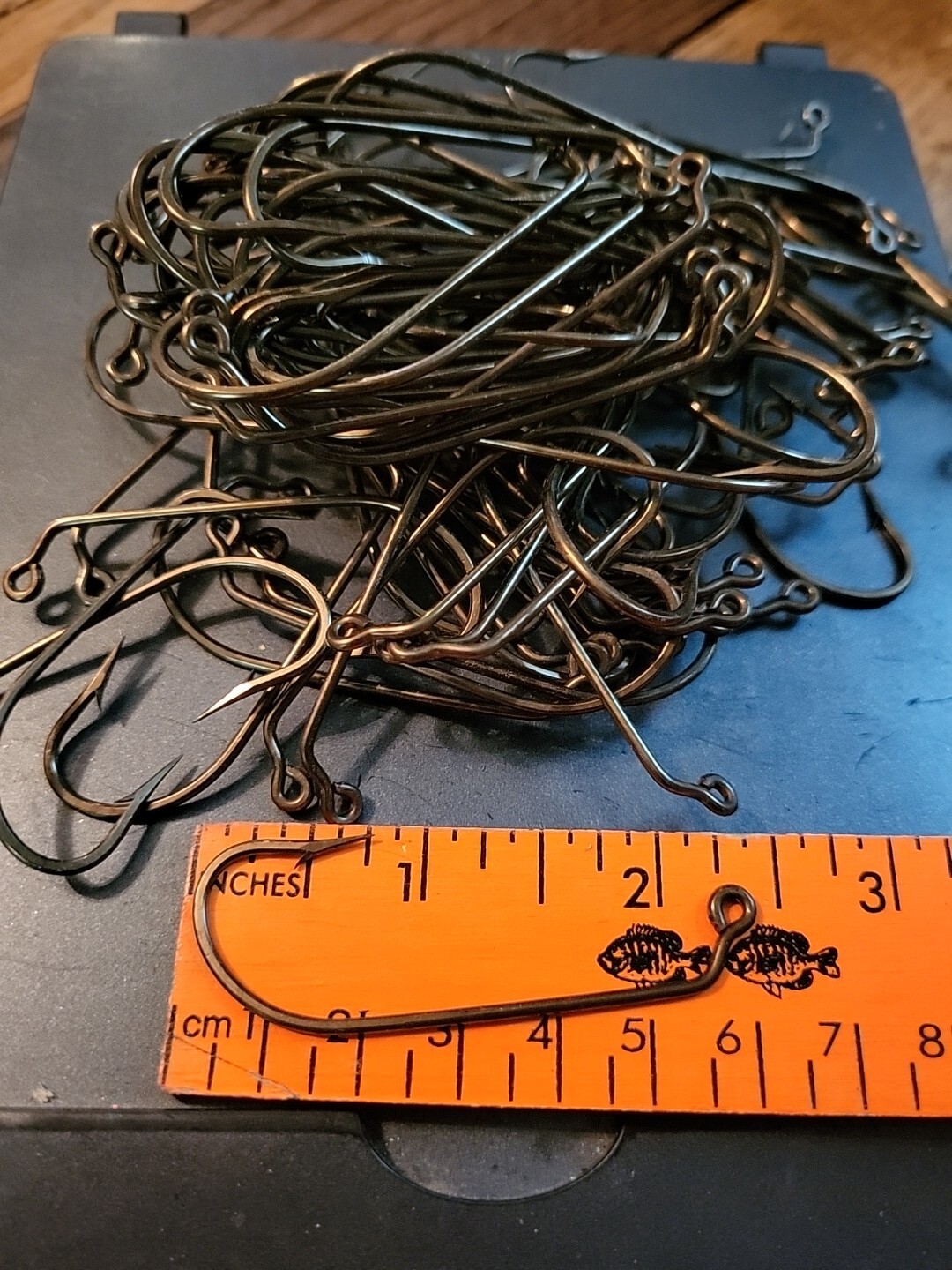 Worm Hooks Size 5.0 For 8-12" Soft Baits  2-3/8" Long - Quantity 100