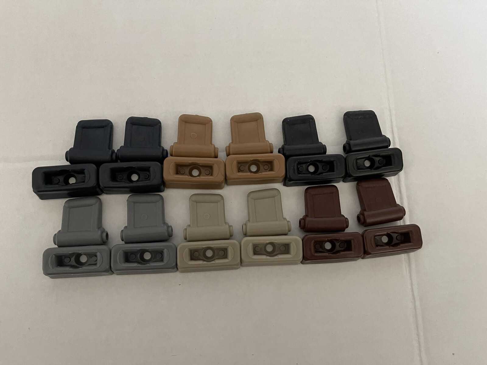 NEW Palomino Sun Visor clip 2 males 2 female W107 R107 380SL 450SL 500SL 560SL