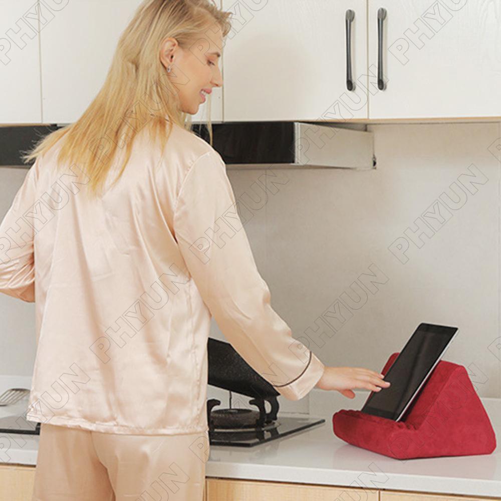 Tablet Pillow Stand Soft Multi-Angle Pad Pillow Holders For Lap Pad Bed Stand