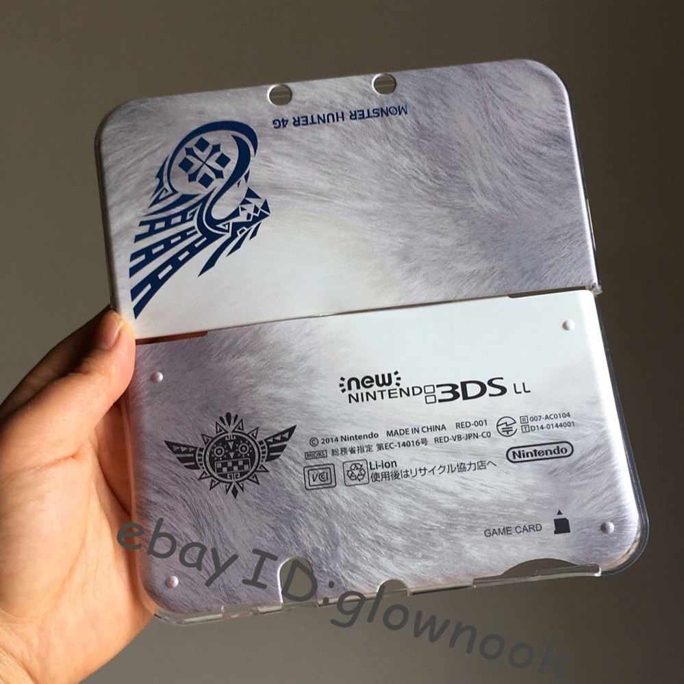 Rare Monster Hunter 4G Protective Cover Shell Case for Nintendo New 3DS XL/LL