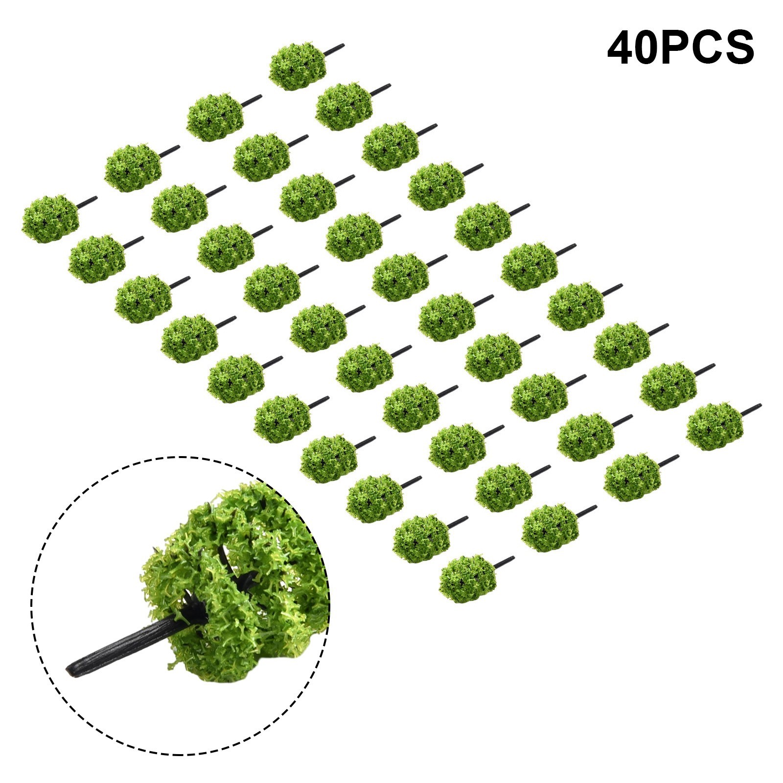 Scenery Model tree Plastic Decoration Accessories Landscape 40Pcs Train Useful