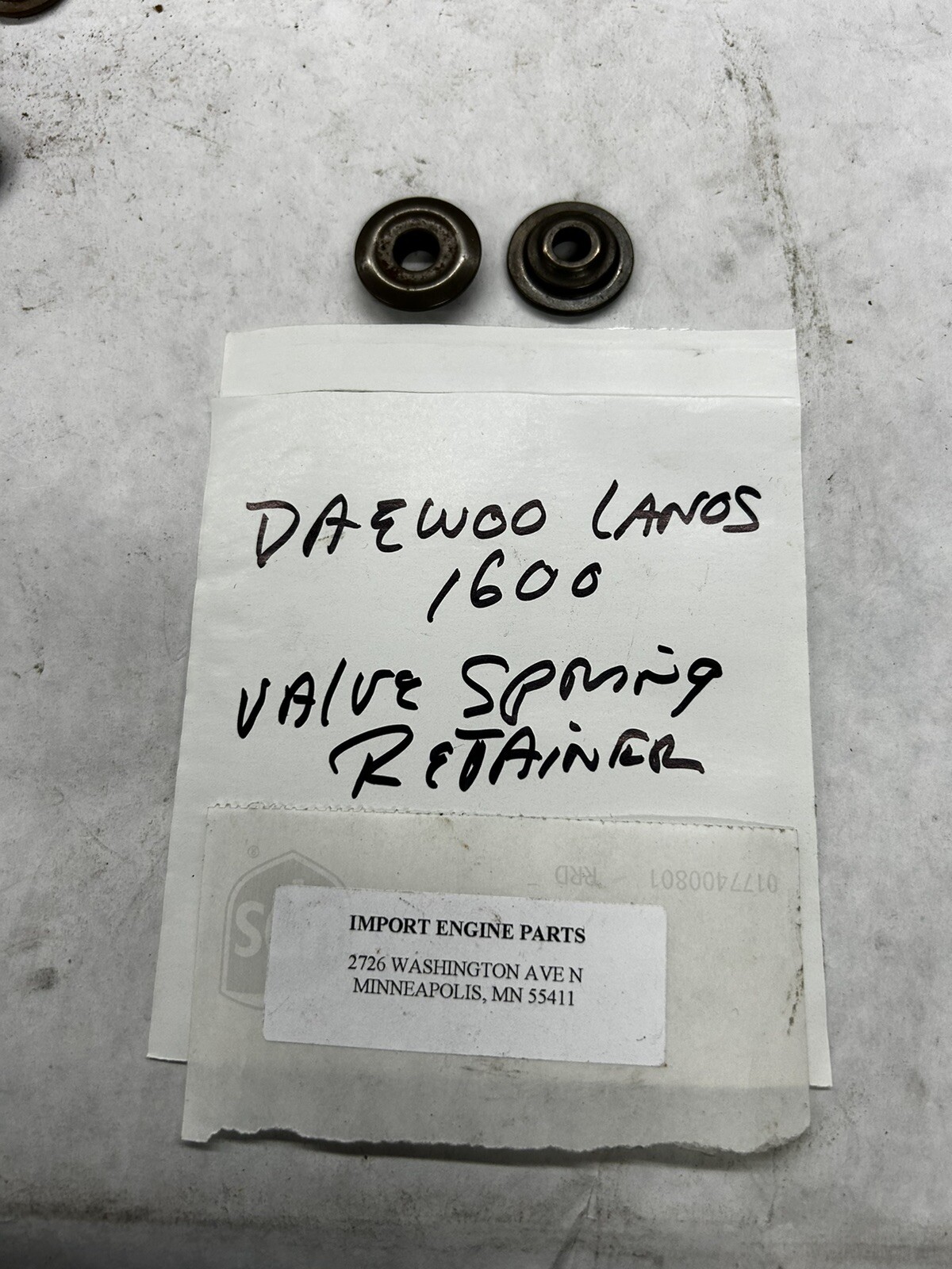 VALVE SPRING RETAINER USED FITS DAEWOO LANOS 1599cc 1999-2002 DOHC  NO OE NUMBER
