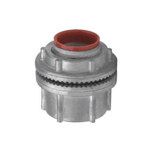 Crouse-Hinds STA8, 3", Natural AL, Insulated Throat, Thrd, Rigid Con Hub, 1 pc