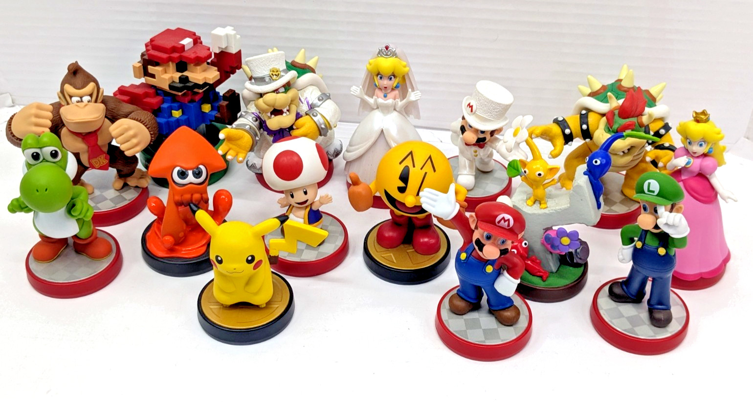 Nintendo Amiibo Figures Choose Your Figure Mario Pikimin Splatoon Bowser Yoshi +