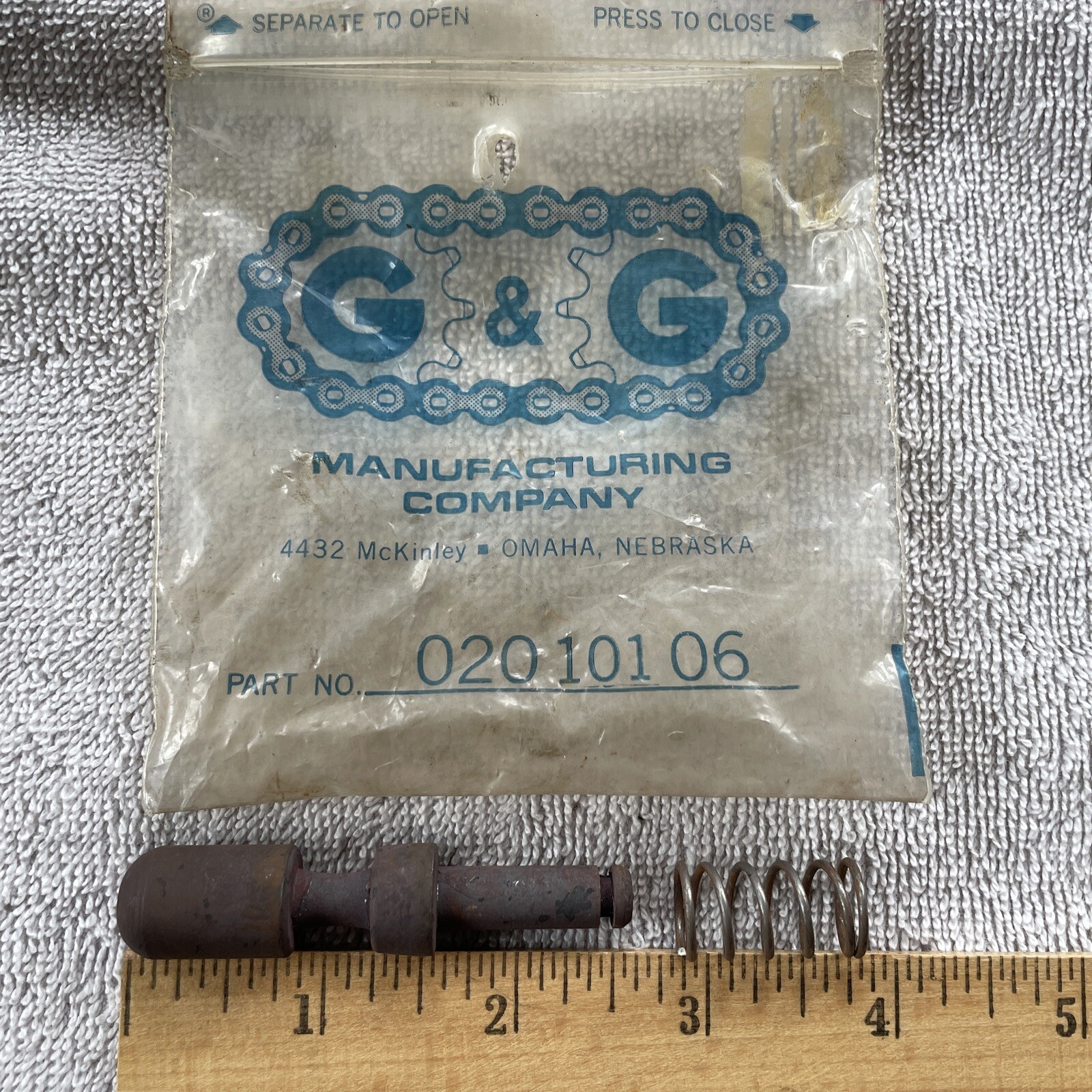 G & G 02010106 Hitch Push Pin Repair Kit 2-1/2”
