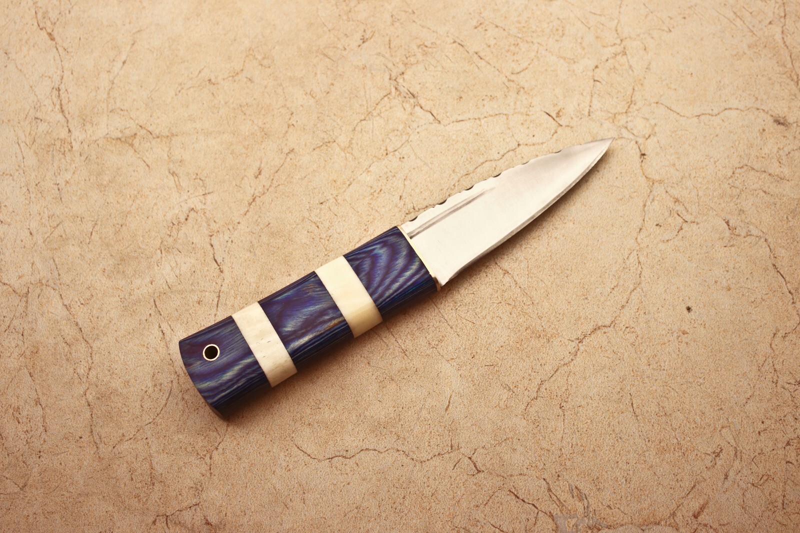 Handmade Celtic Scottish - Stainless Steel Sgian Dubh Dirk knife with Sheath