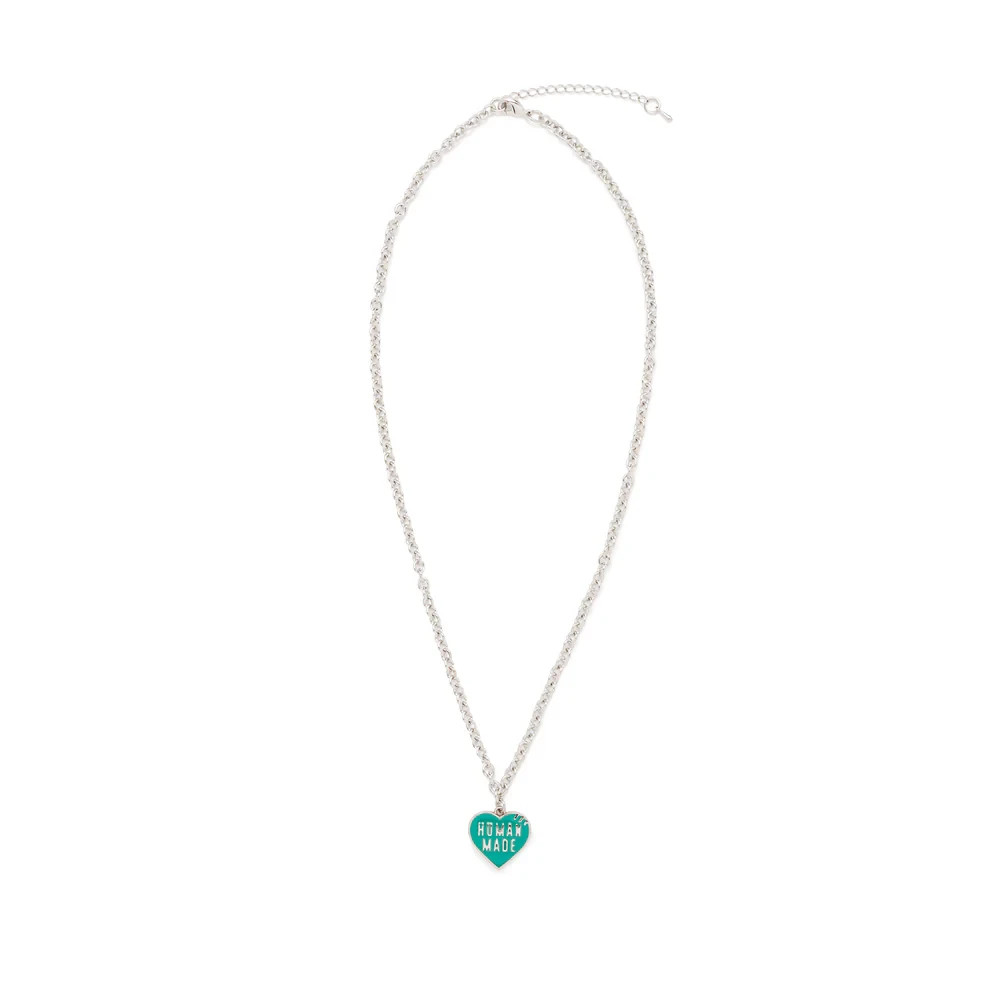 HUMAN MADE Heart Necklace Green HM29GD157