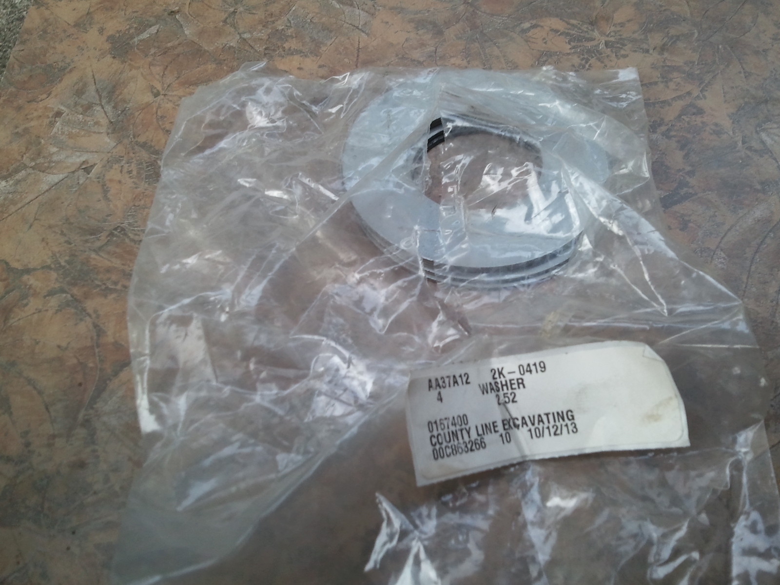 2K0419 Washer Fits Caterpillar - lot of three