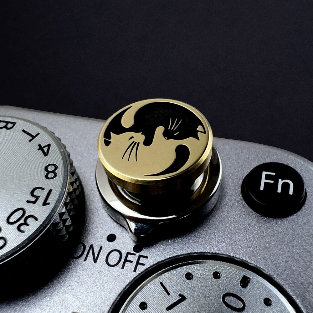 shutter button shutter release button Brass Cat Suitable for Nikon Leica