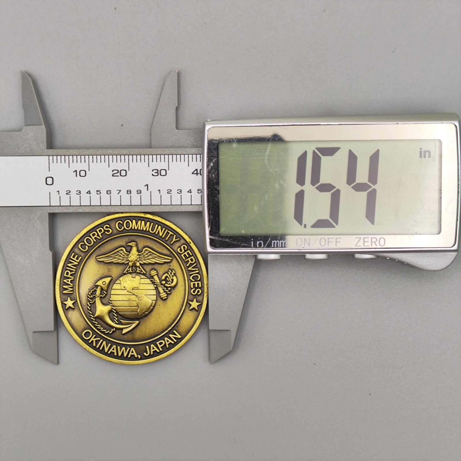 US Marine Corps Community Services Challenge Coin