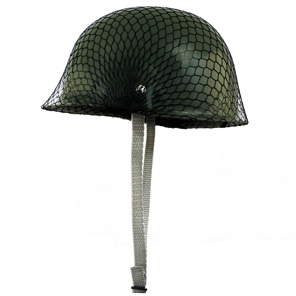 Army Helmet Childs Plastic Green Costume Accessory Hat