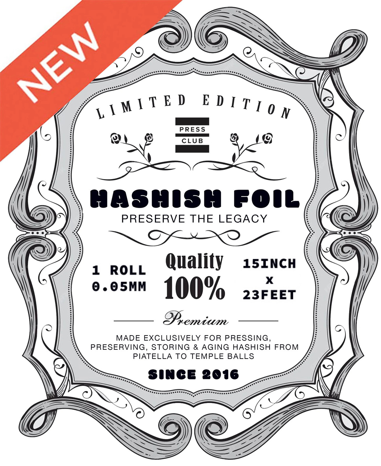 THE PRESS CLUB HASHISH FOILS ROLLS