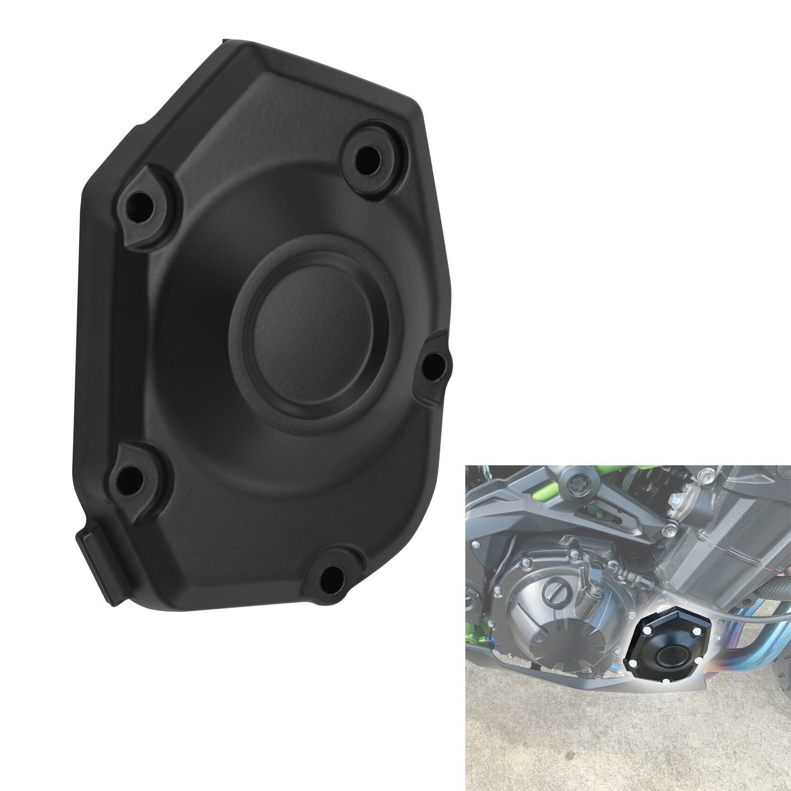 Side Engine Pulser Stator Cover Case Fit For Kawasaki Z900 2017-2025