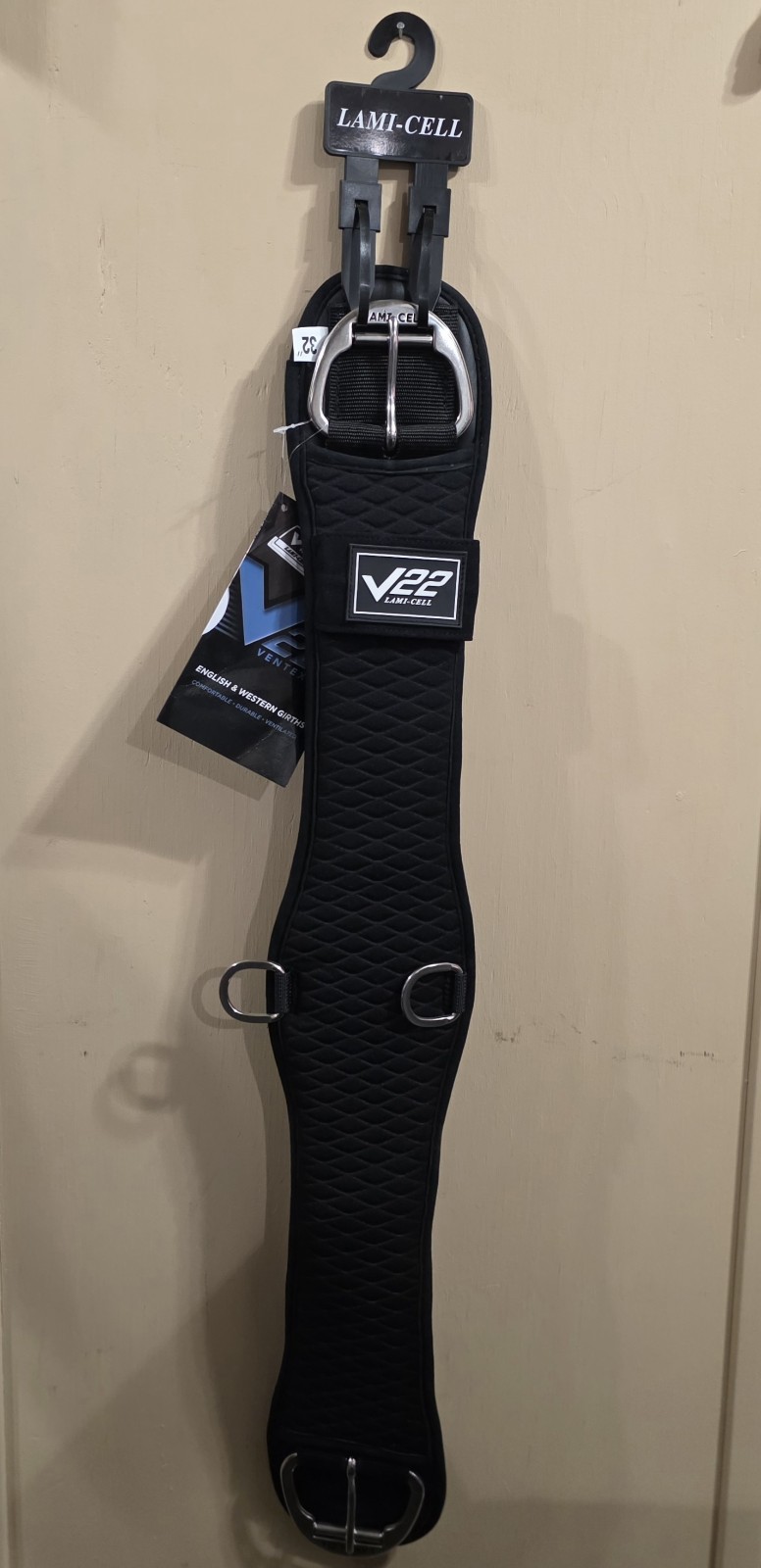 BRAND NEW Lami-Cell Ventex 22 Western All Purpose Cinch Size 32"