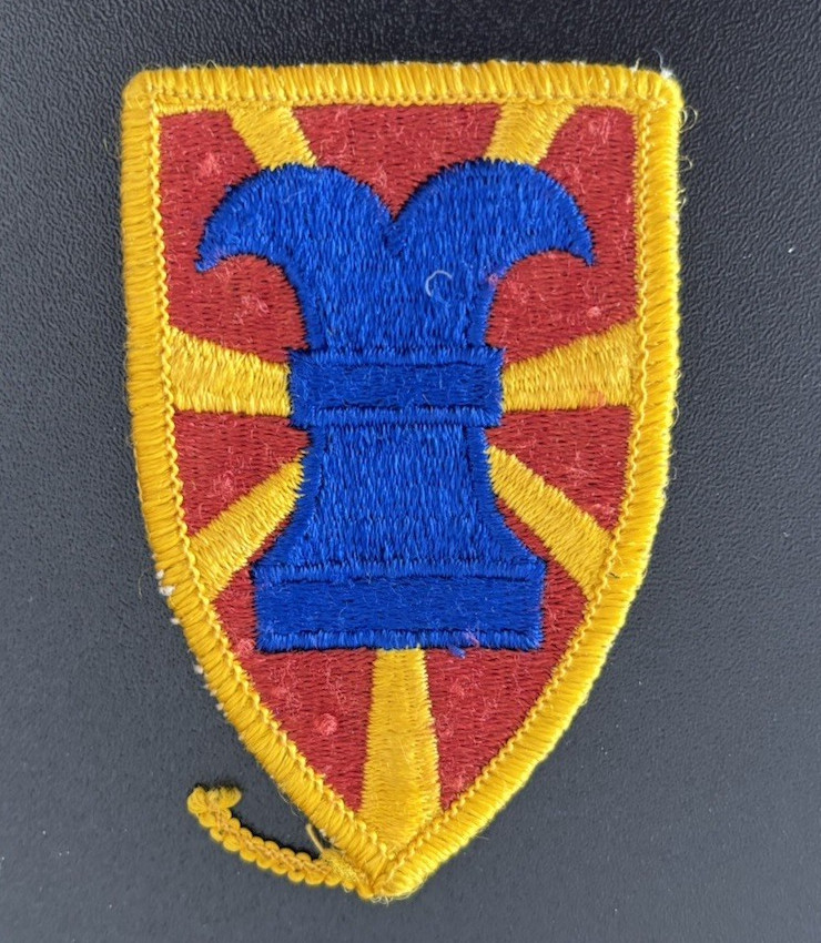 US Army 7th Transportation Brigade Blue Jester Embroidered SEW ON PATCH
