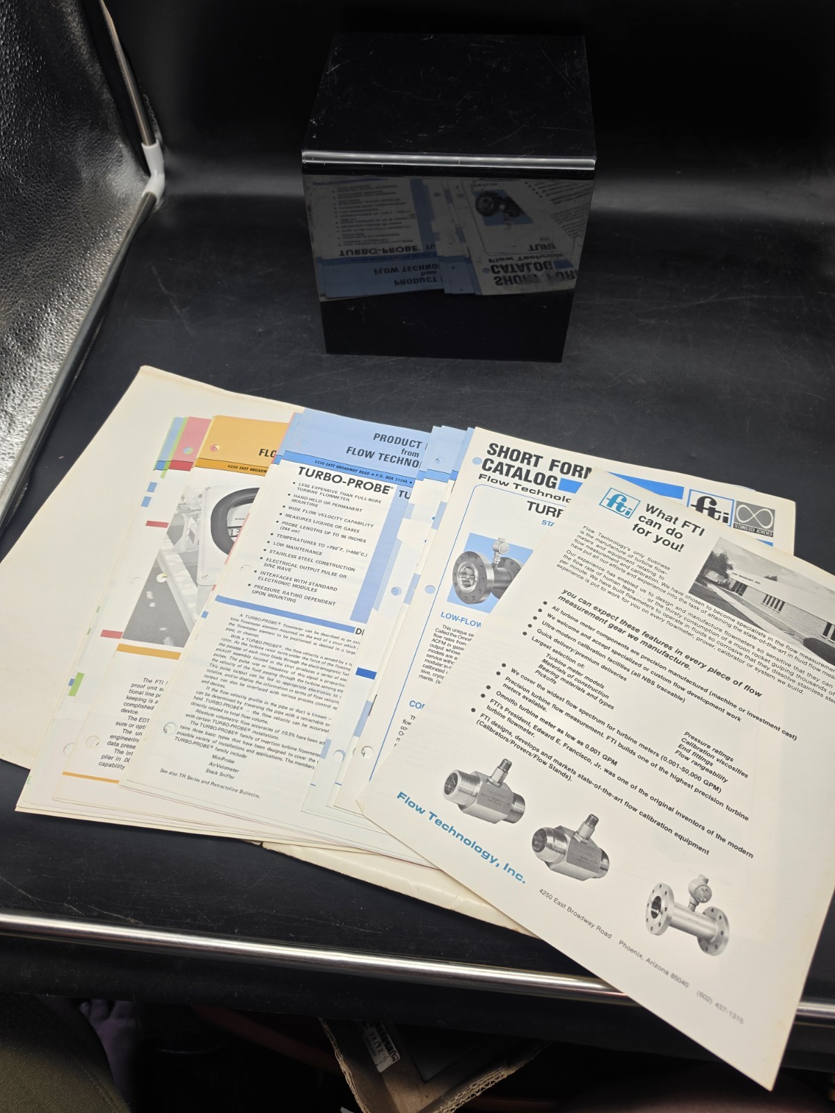 Flow Technology Product Data Kits Manual 1980s Era Industrial Equipment