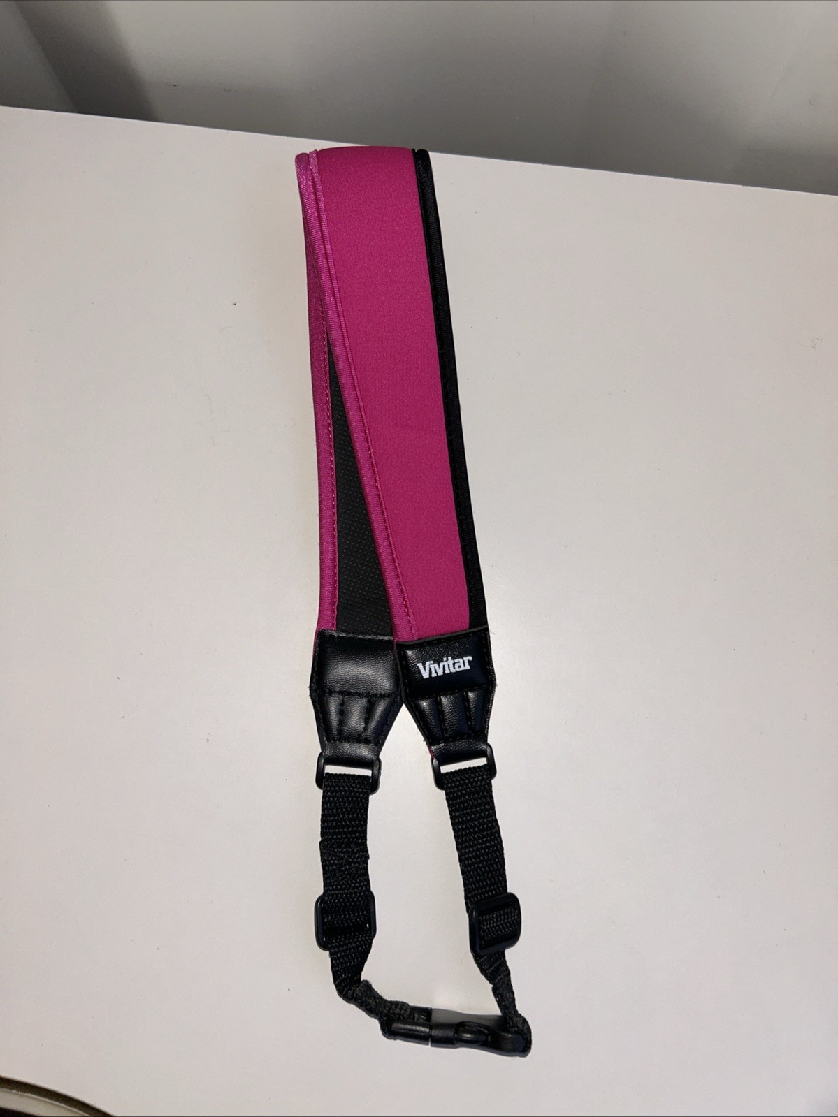 VIVITAR NEOPRENE SLR PINK CAMERA STRAP ( NEW )