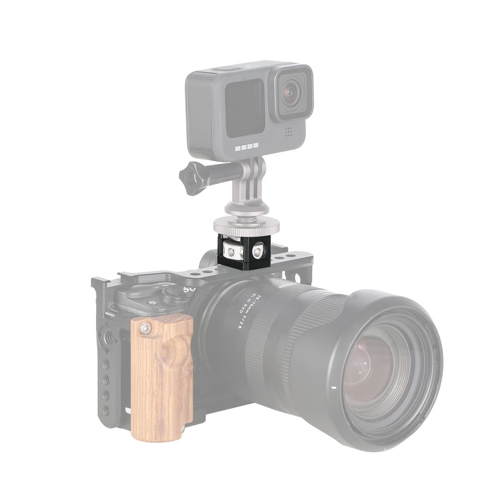 Cold Shoe Adapter ARRI Mount Thumbscrew Base Camera Cage Rig DSLR Top Handle