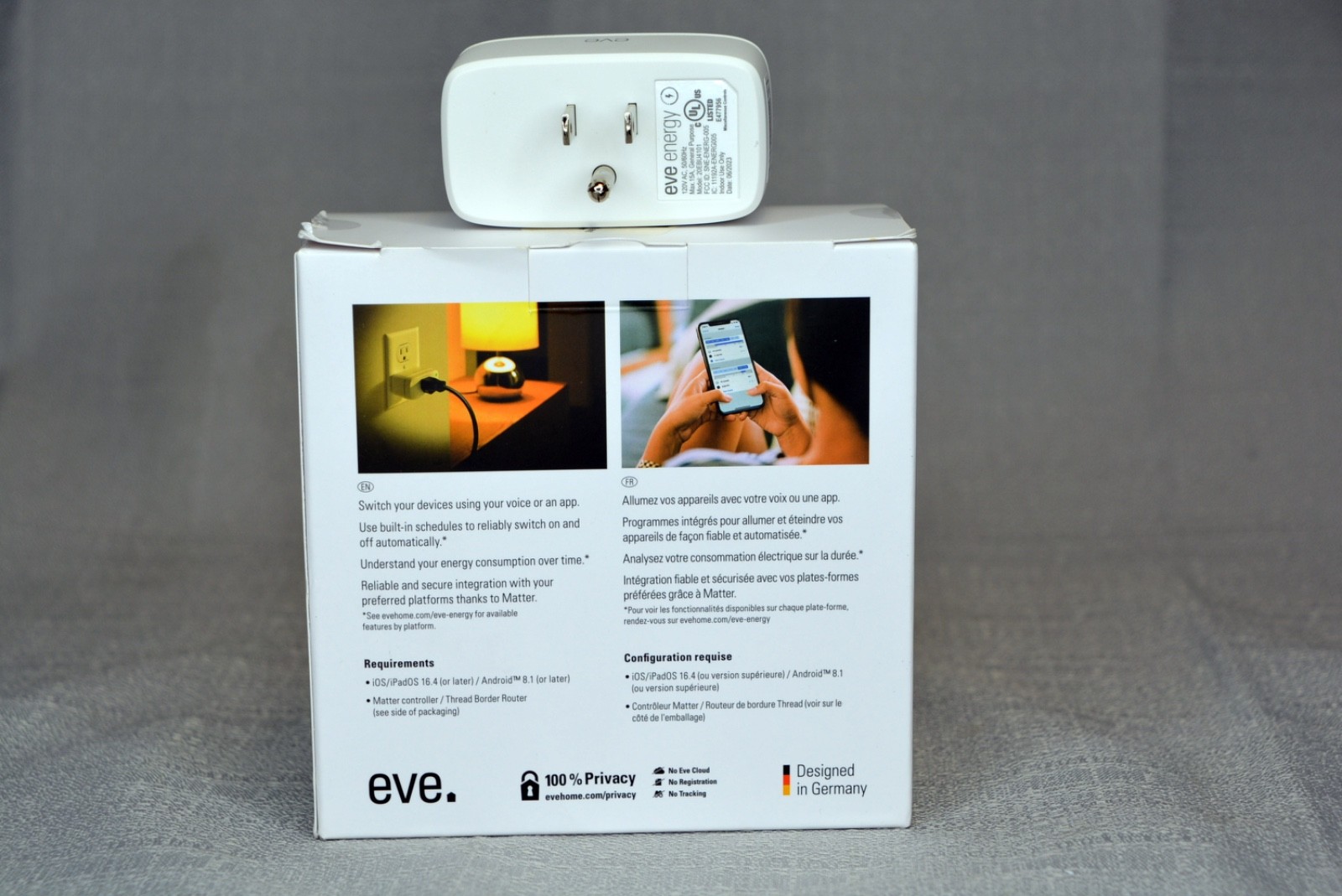 Eve Energy Smart Plug with Matter