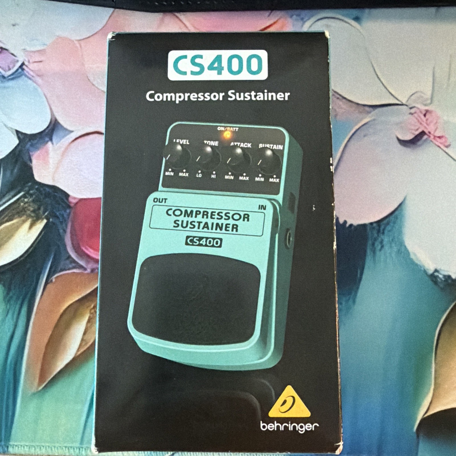 Behringer CS400 Compressor Sustainer Pedal New Open Box