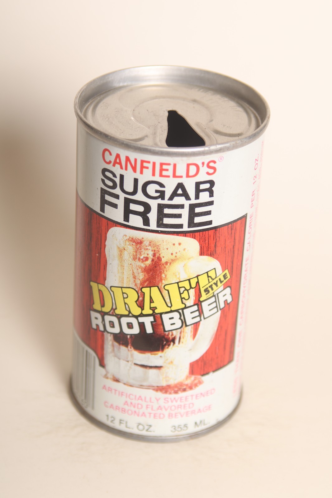 Canfield's Sugar Free Draft Root beer soda can