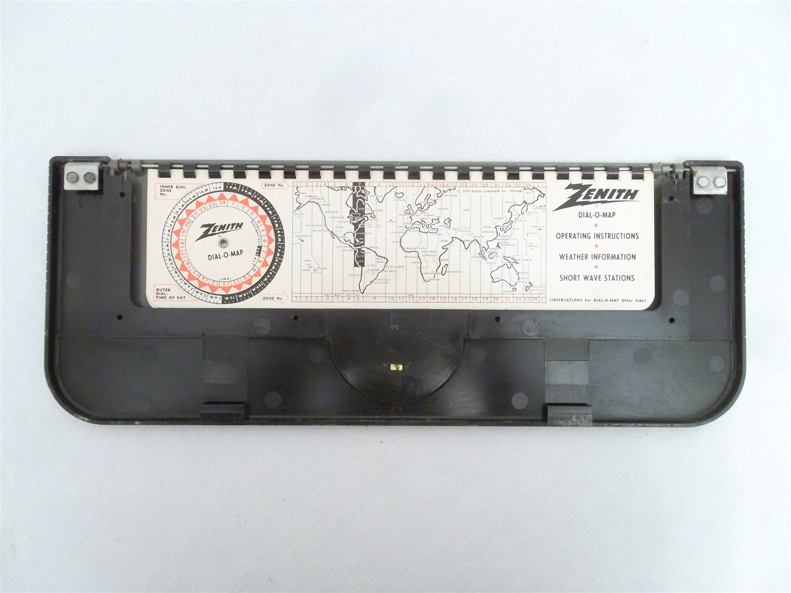 ZENITH TRANSOCEANIC 600 SERIES LOG CHARTS DOOR PANEL ASSEMBLY
