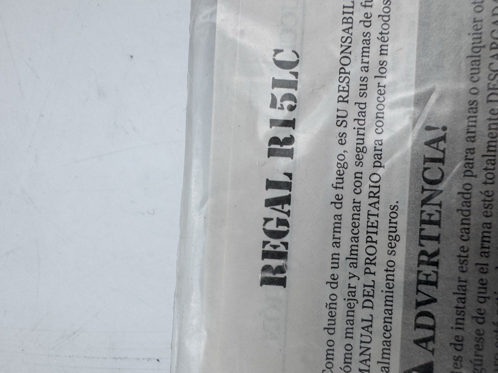 Regal 15" Black Cable Gun Lock (R15LC1) New